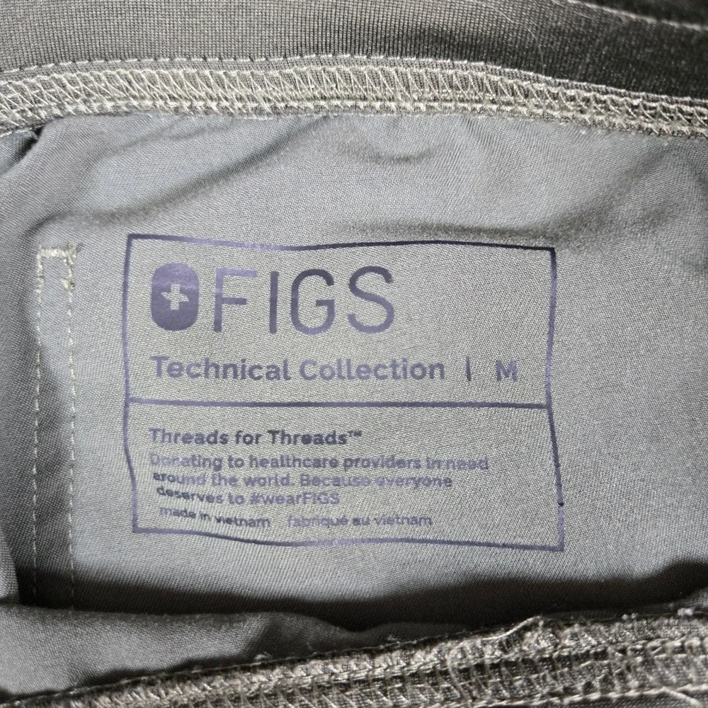 FIGS Mens Green Technical Collection Straight Leg Scrub Pants M